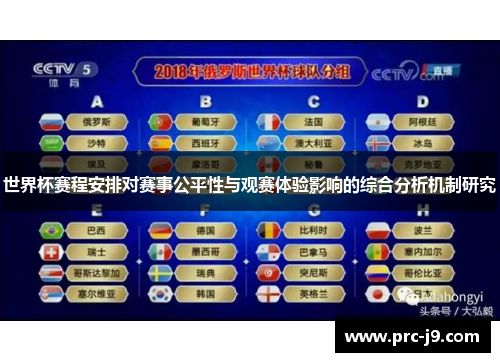 世界杯赛程安排对赛事公平性与观赛体验影响的综合分析机制研究 世界杯赛程安排对赛事公平性与观赛体验影响的综合分析机制研究